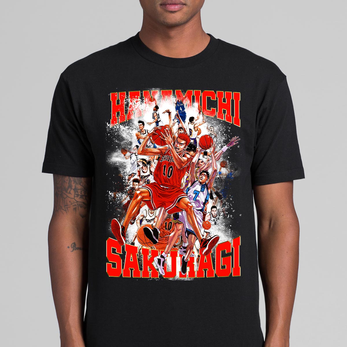 Slam Dunk Sakuragi Hanamichi 02 T-shirt Japanese anime