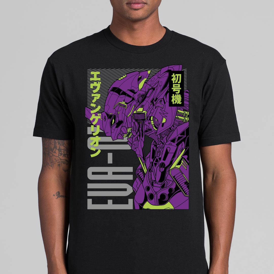Neon Genesis Evangelion Unit-01 T-Shirt Japanese Anime Tee