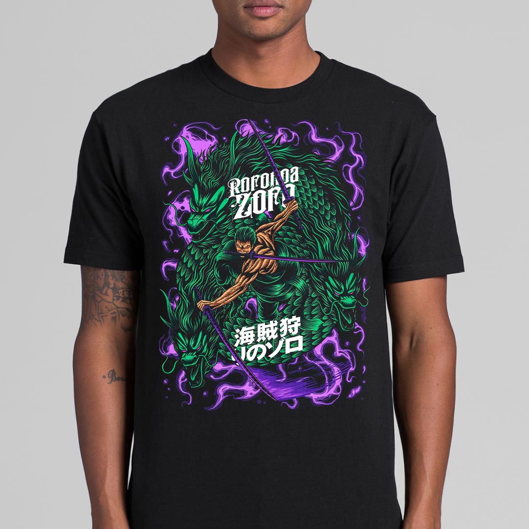 One Piece Roronoa Zoro T-Shirt Japanese Anime Tee