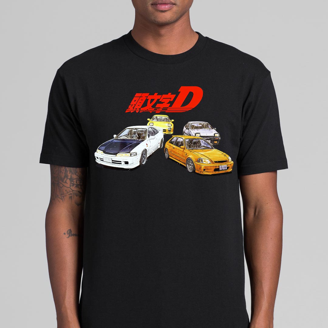 Initial D Ver2 T-Shirt Japanese Anime Tee