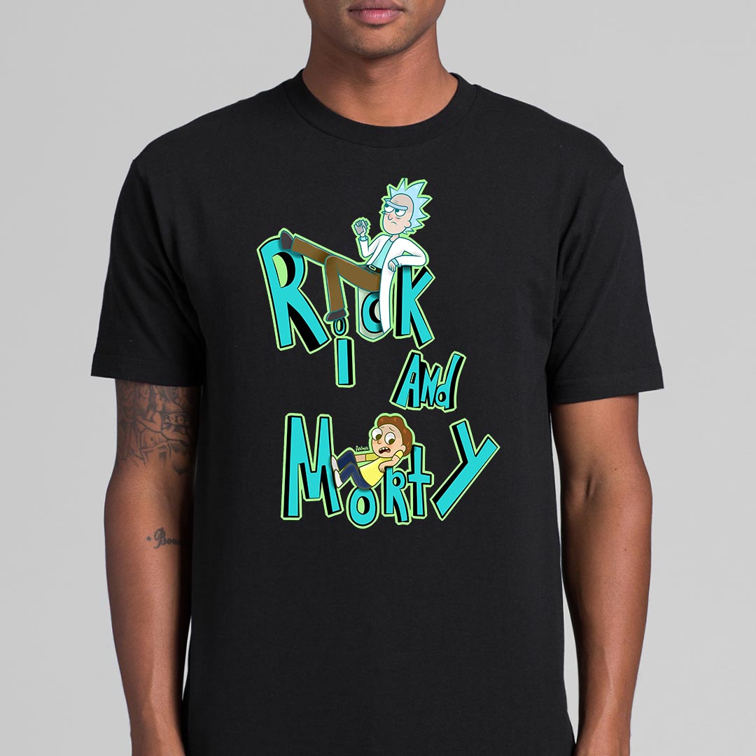 Rick and Morty Ver4 T-Shirt Spoof Funny Tee