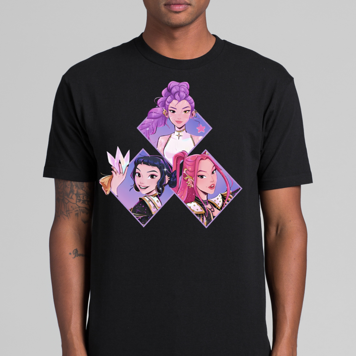 K-pop Demon Hunters Huntrix V7 T-shirt Animation Movie Tee