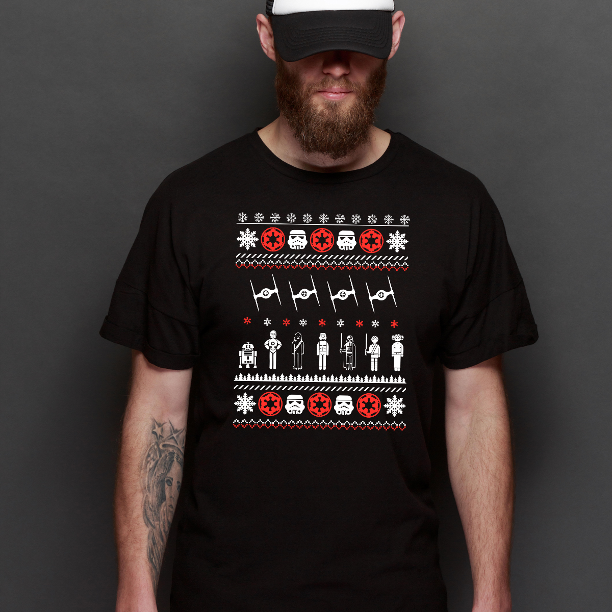 Star Wars Christmas V2 T-Shirt Movie Tee