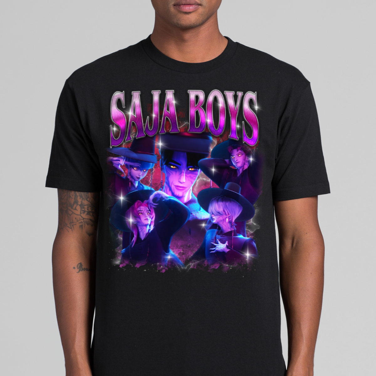 Saja Boys K-pop Demon Hunters V10 T-shirt Animation Movie Tee