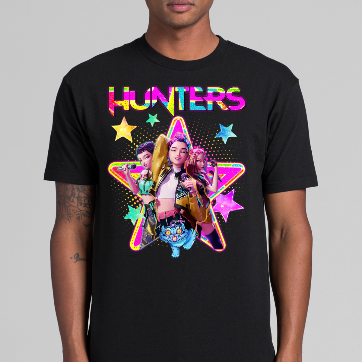 K-pop Demon Hunters Huntrix V18 T-shirt Animation Movie Tee
