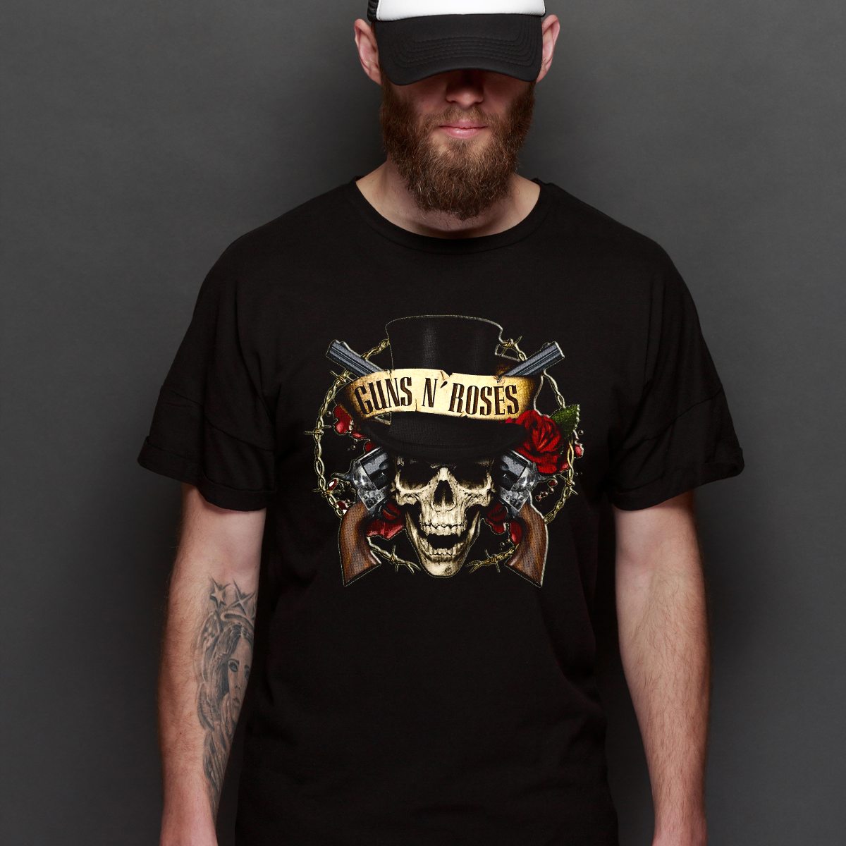 Guns N' Roses V5 T-Shirt Band Family Tee Music Rock And Roll