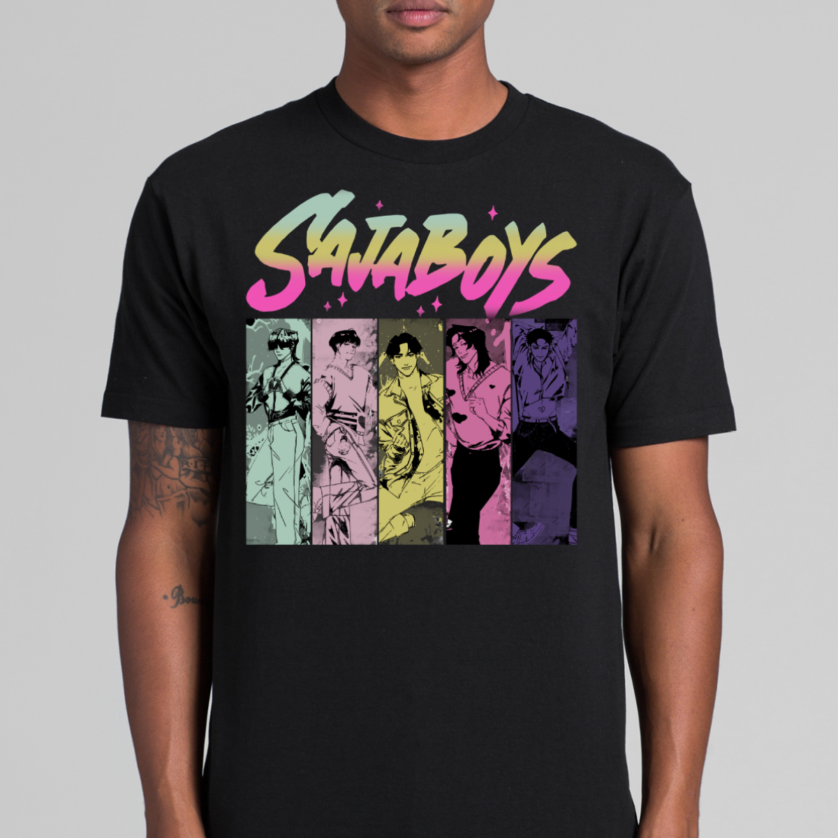 Saja Boys K-pop Demon Hunters V11 T-shirt Animation Movie Tee