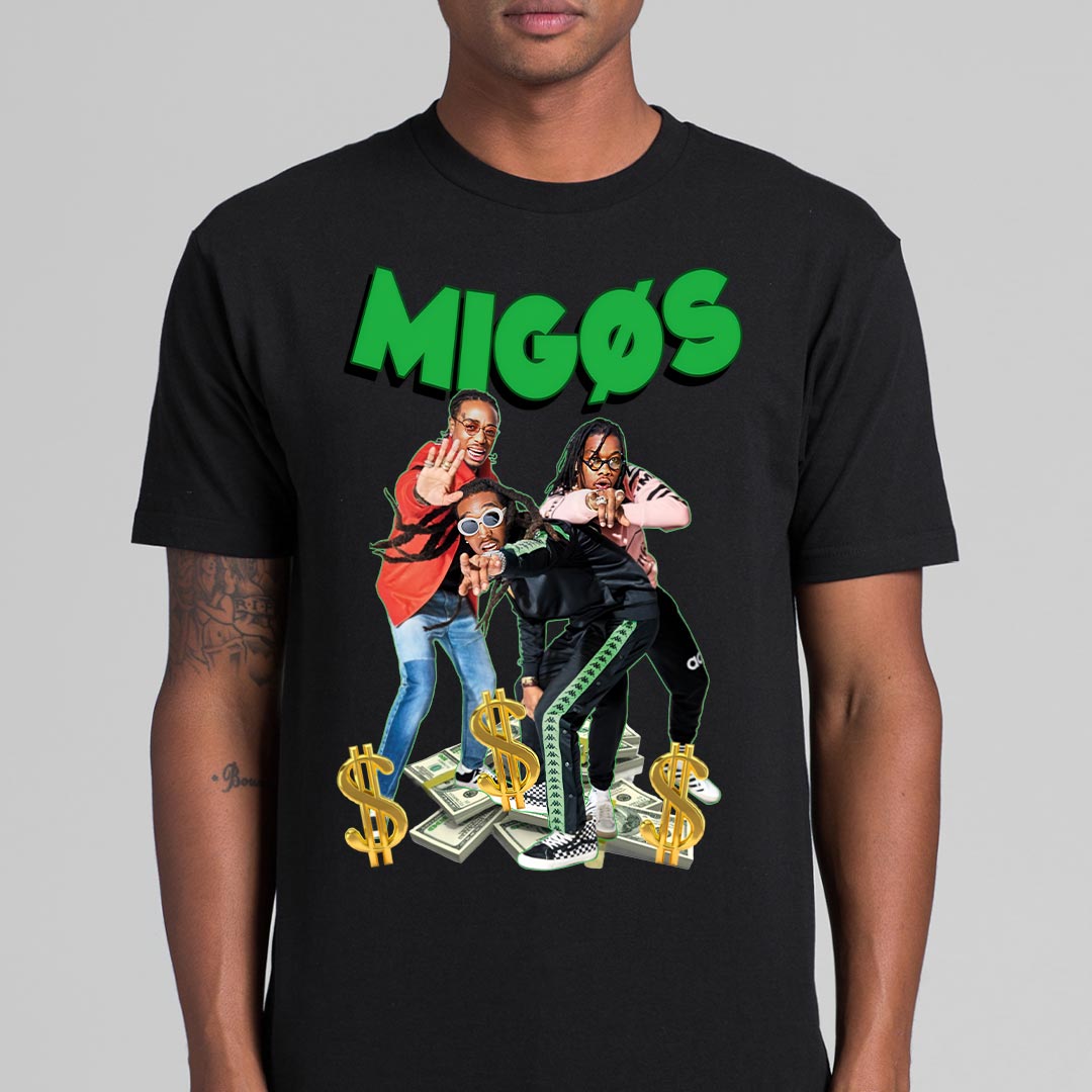 Migos V04 T-Shirt Rapper Family Fan Music Hip Hop Culture
