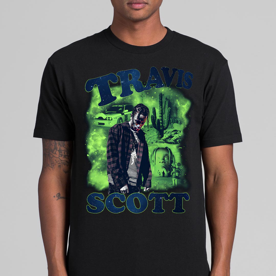 Travis Scott V4 T-Shirt Rapper Family Fan Music Hip Hop Culture