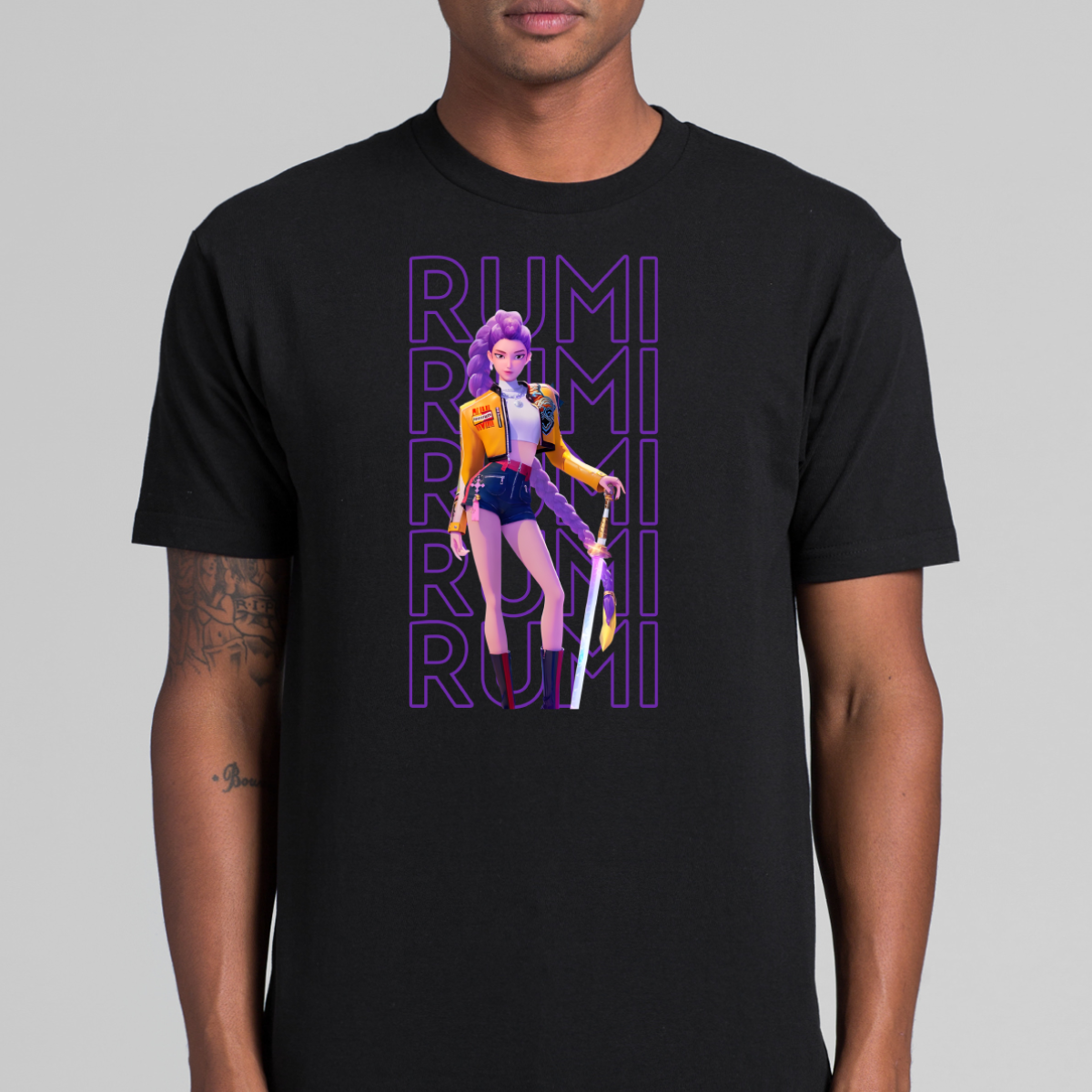 K-pop Demon Hunters Rumi T-shirt Animation Movie Tee