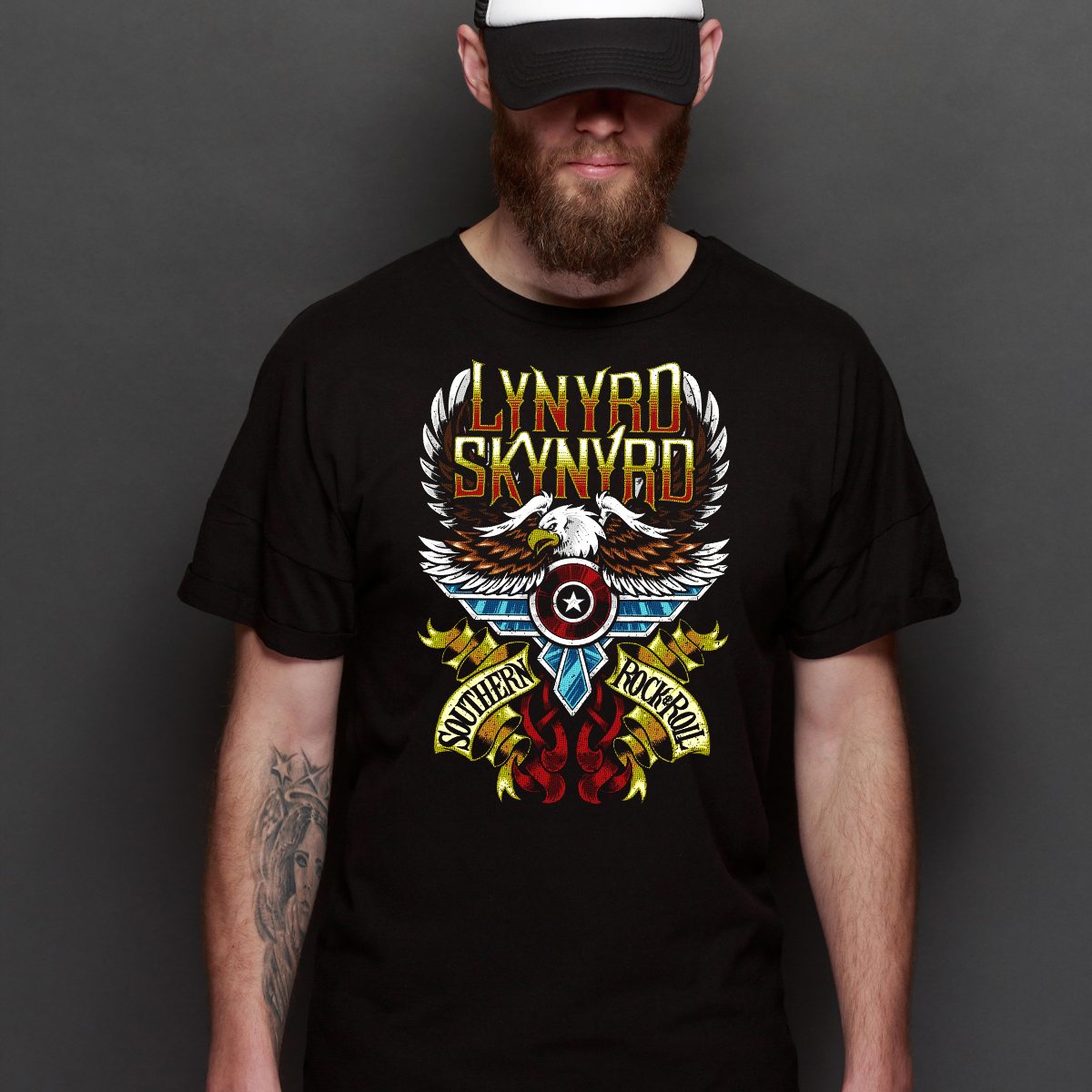 Lynyrd Skynyrd V3 T-Shirt Band Family Tee Music Heavy Metal