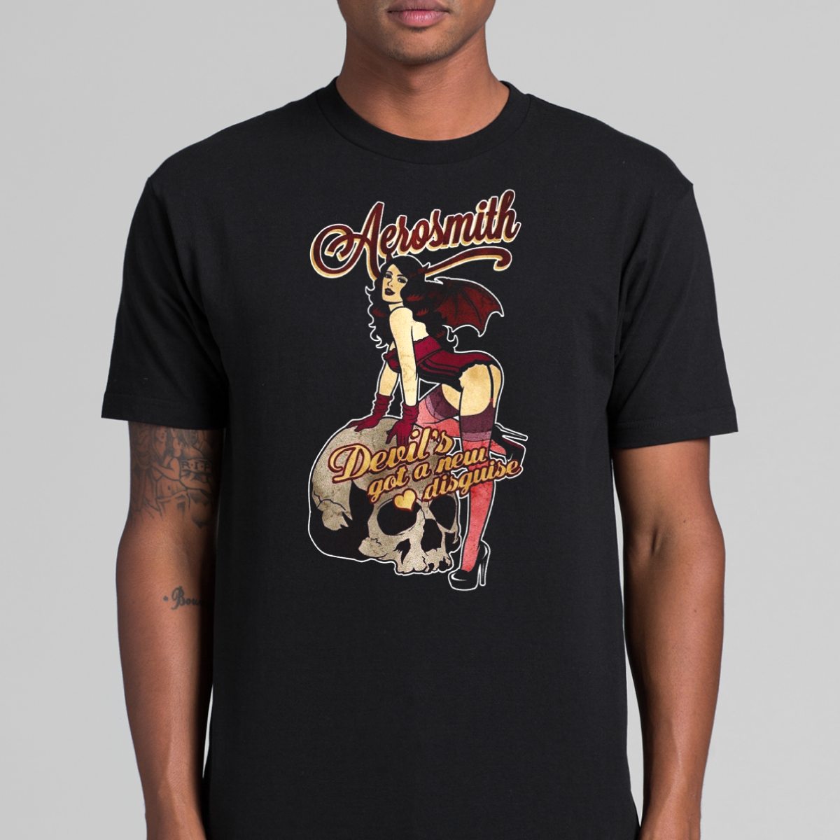 Aerosmith T-Shirt Band Family Tee Music Heavy Metal