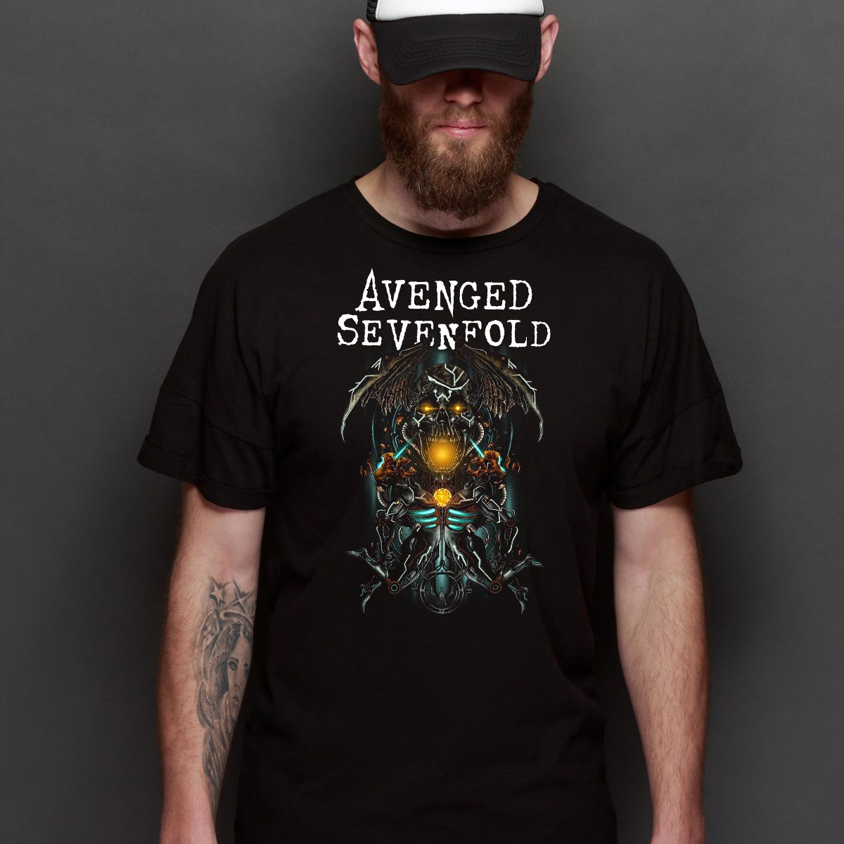 Avenged Sevenfold V4 T-Shirt Band Family Tee Music Heavy Metal