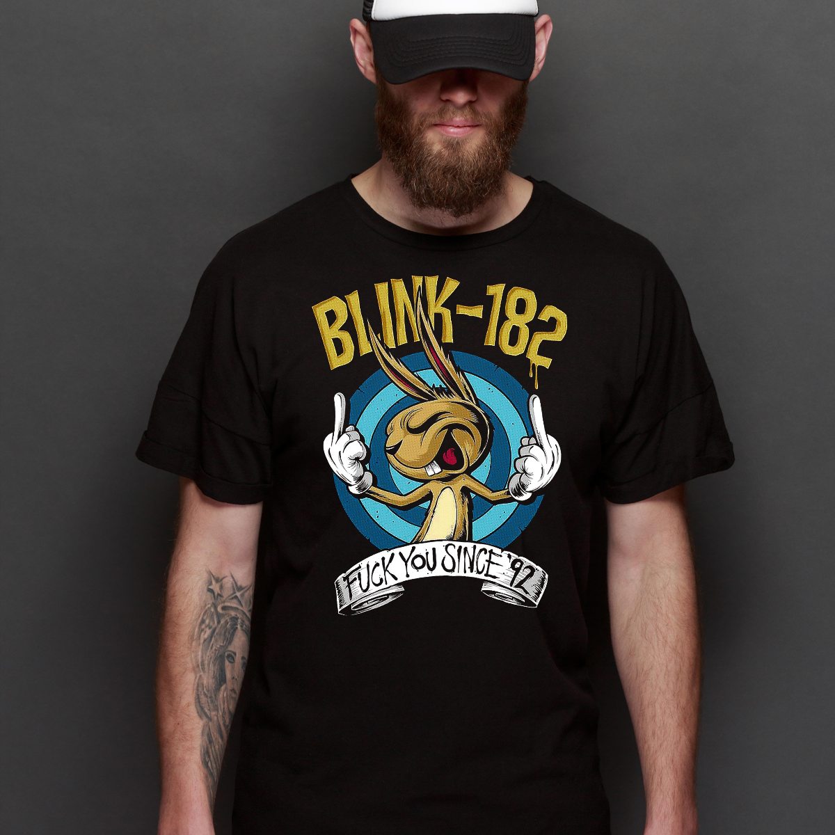 blink-182 V3 T-Shirt Band Family Tee Music Rock And Roll