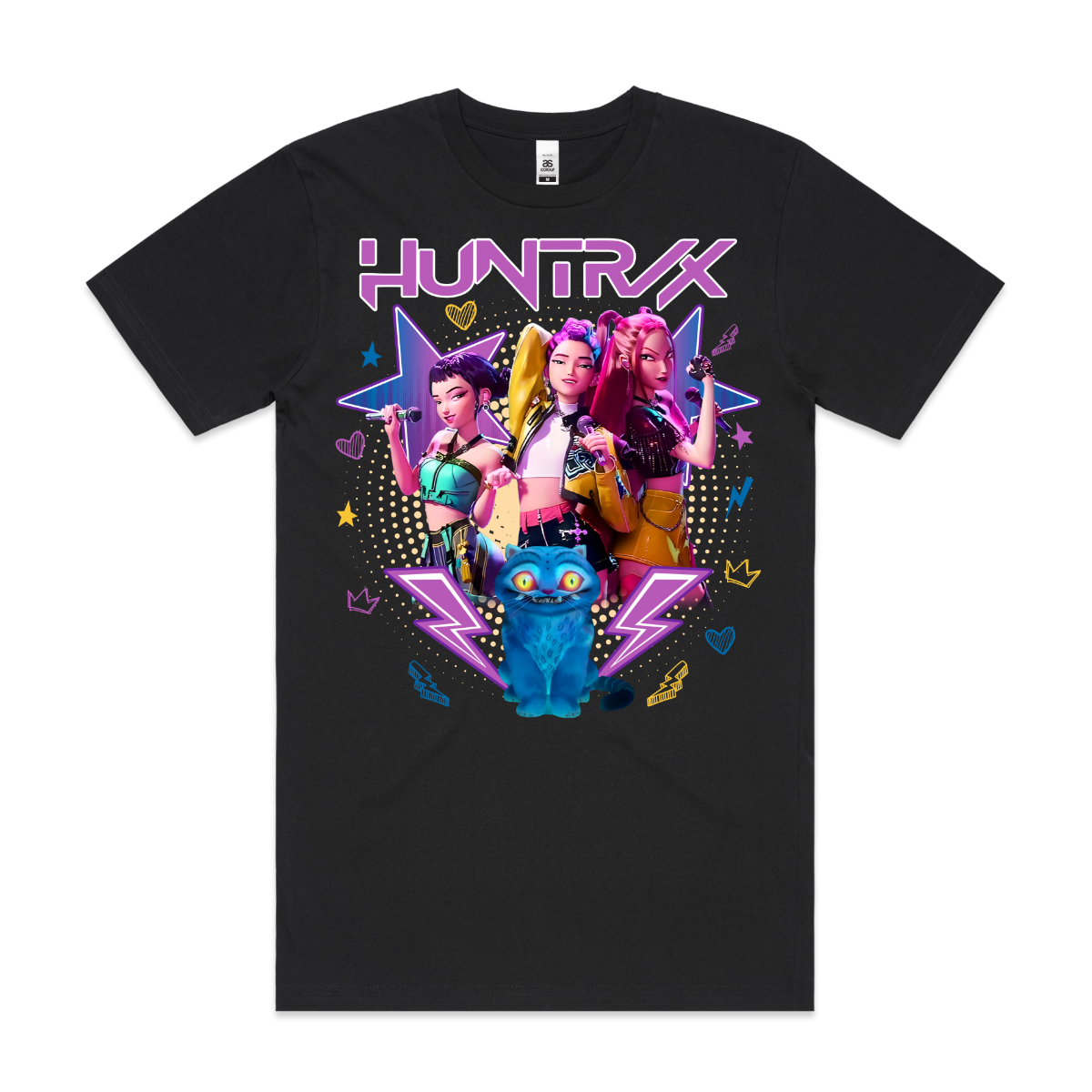 K-pop Demon Hunters Huntrix V19 T-shirt Animation Movie Tee