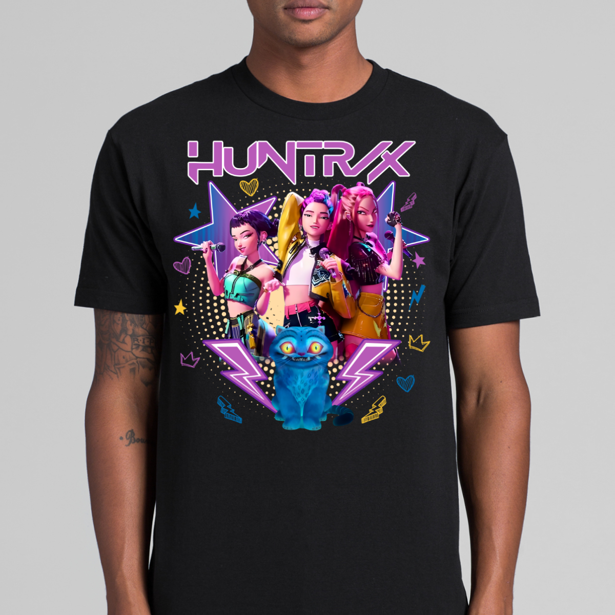 K-pop Demon Hunters Huntrix V19 T-shirt Animation Movie Tee