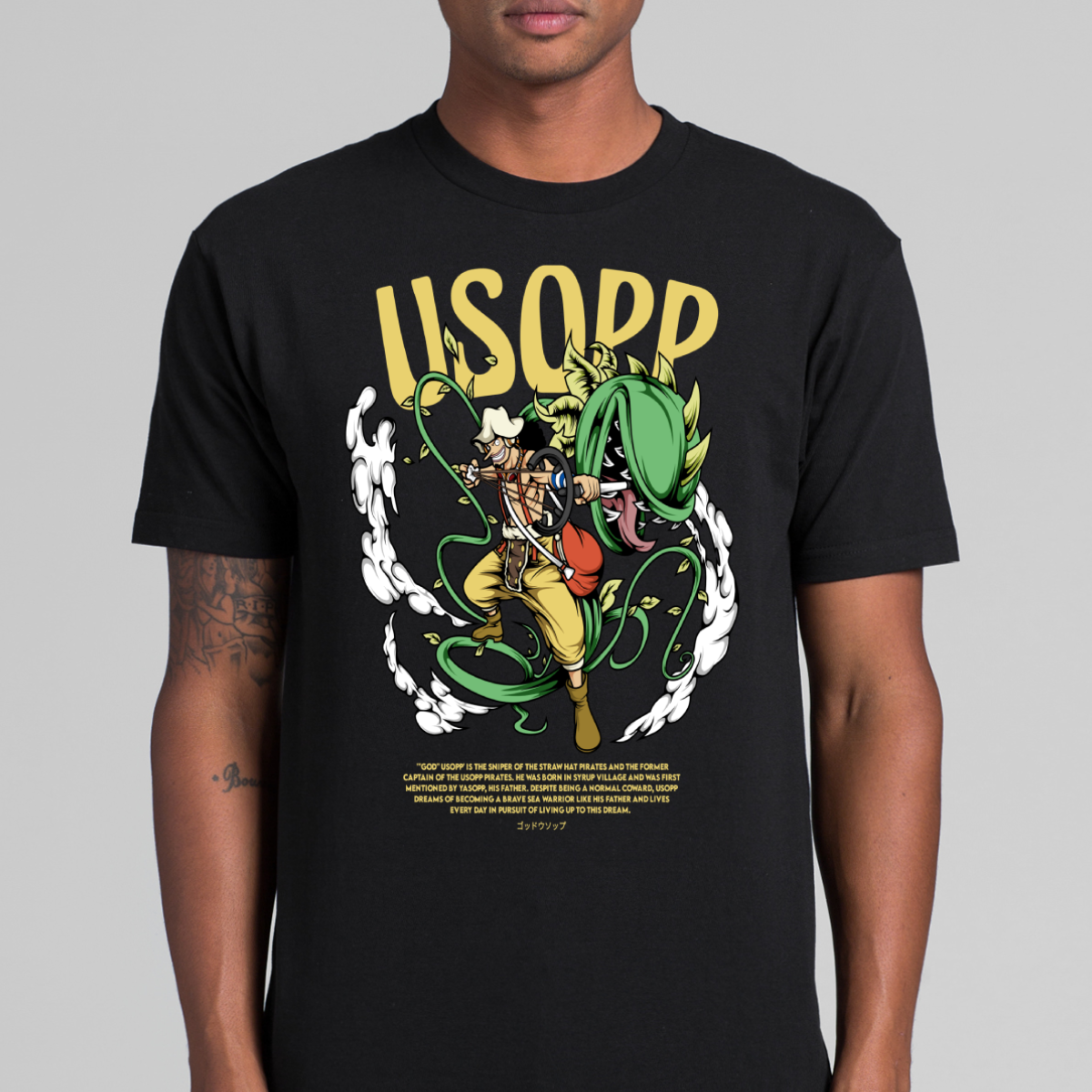One Piece Usopp T-shirt Japanese Anime Tee