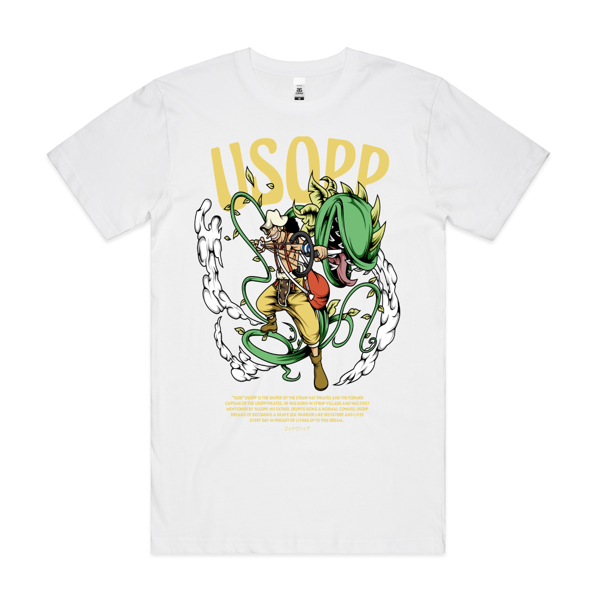 One Piece Usopp T-shirt Japanese Anime Tee