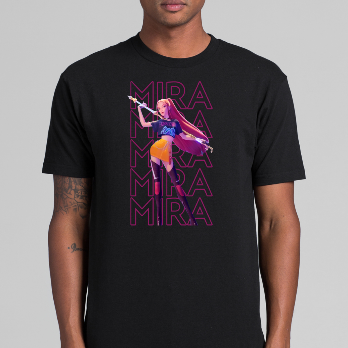 K-pop Demon Hunters Mira T-shirt Animation Movie Tee