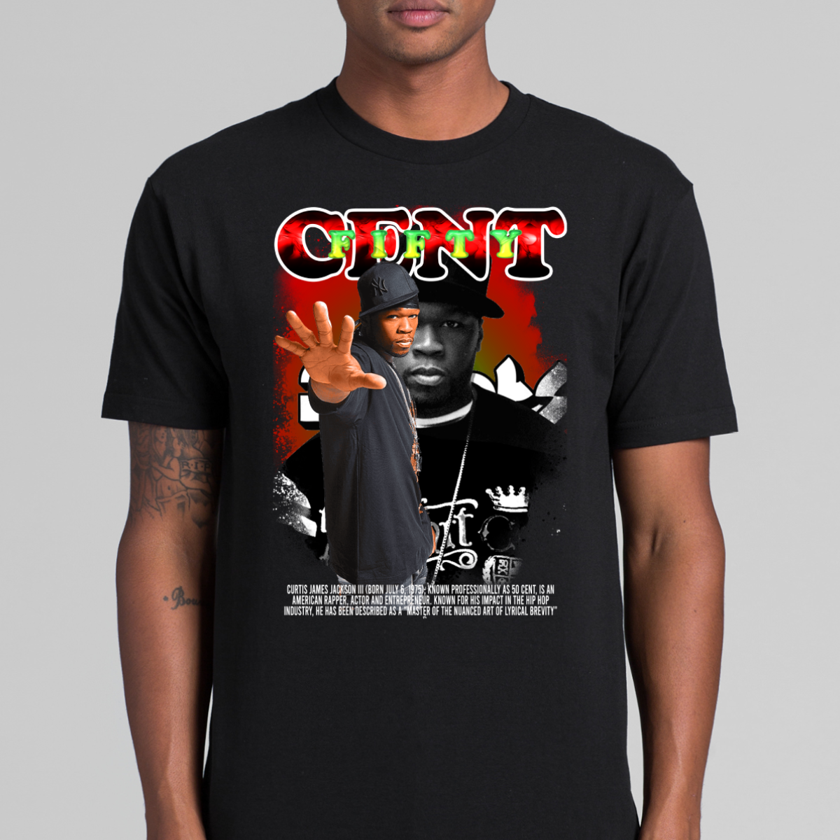 50 Cent V4 T-Shirt Rapper Family Fan Music Hip Hop Culture