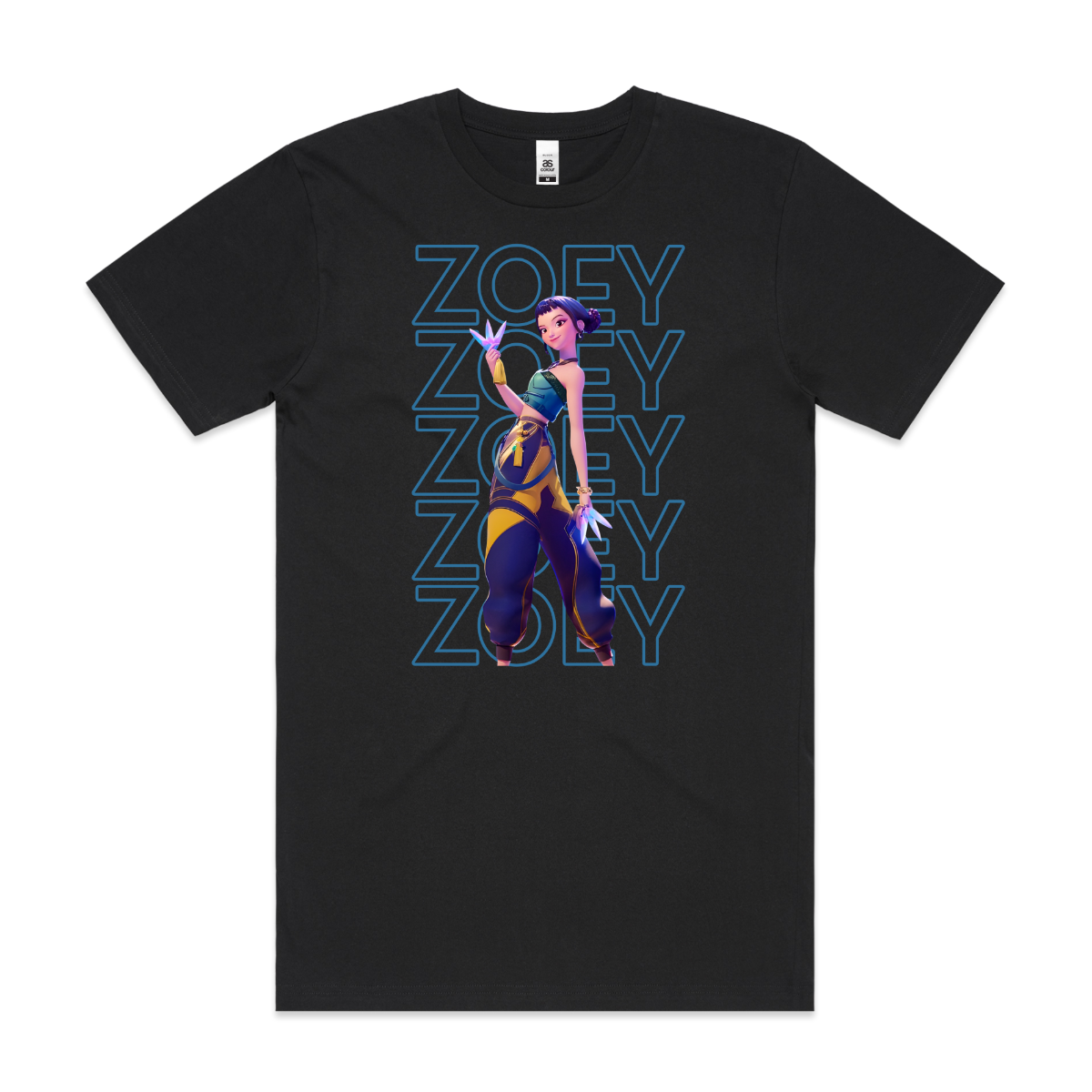 K-pop Demon Hunters Zoey T-shirt Animation Movie Tee