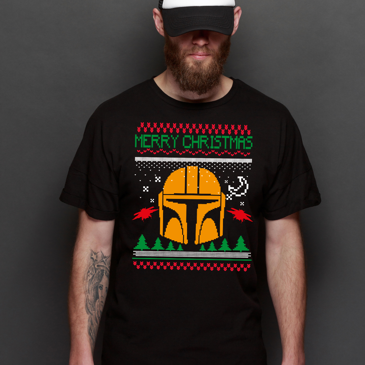 Star Wars Christmas V4 T-Shirt Movie Tee