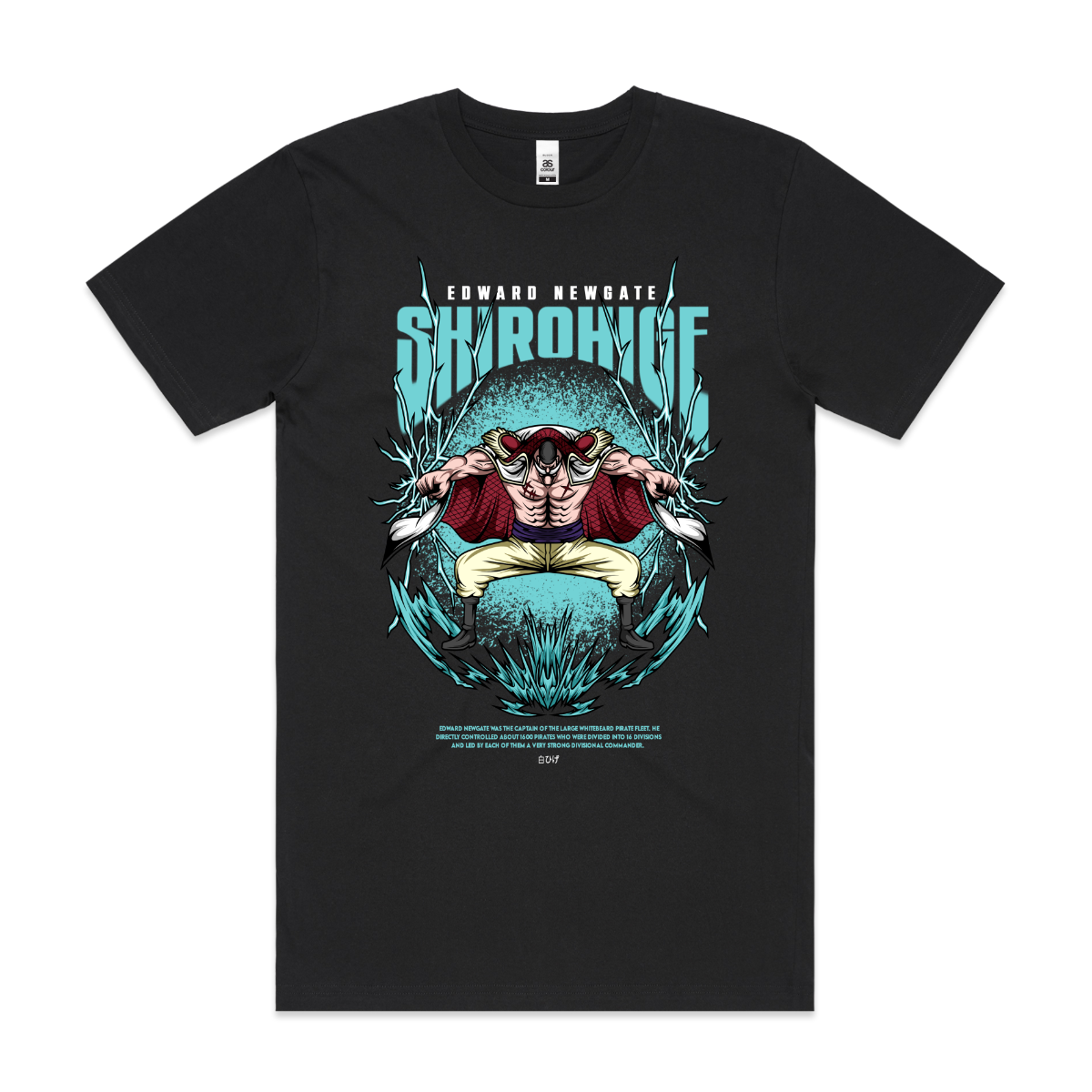 One Piece Whitebeard Edward Newgate T-shirt Japanese Anime Tee