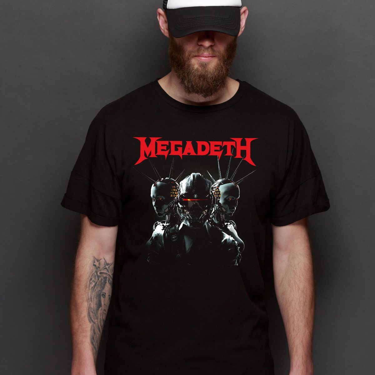 Megadeth V6 T-Shirt Band Family Tee Music Heavy Metal