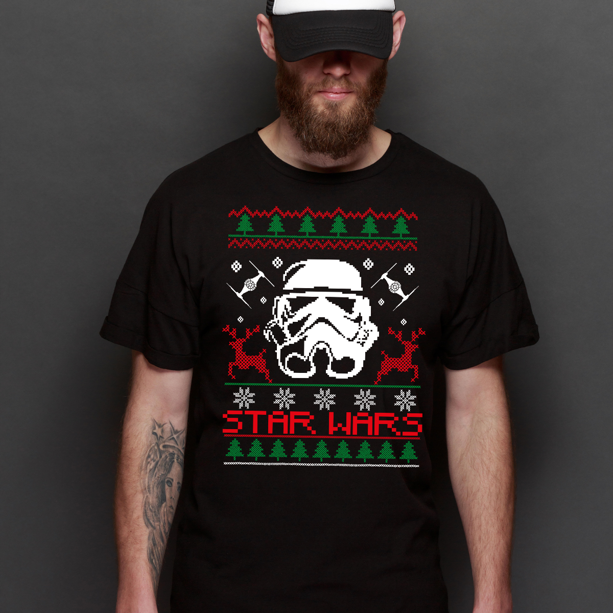 Star Wars Christmas V5 T-Shirt Movie Tee