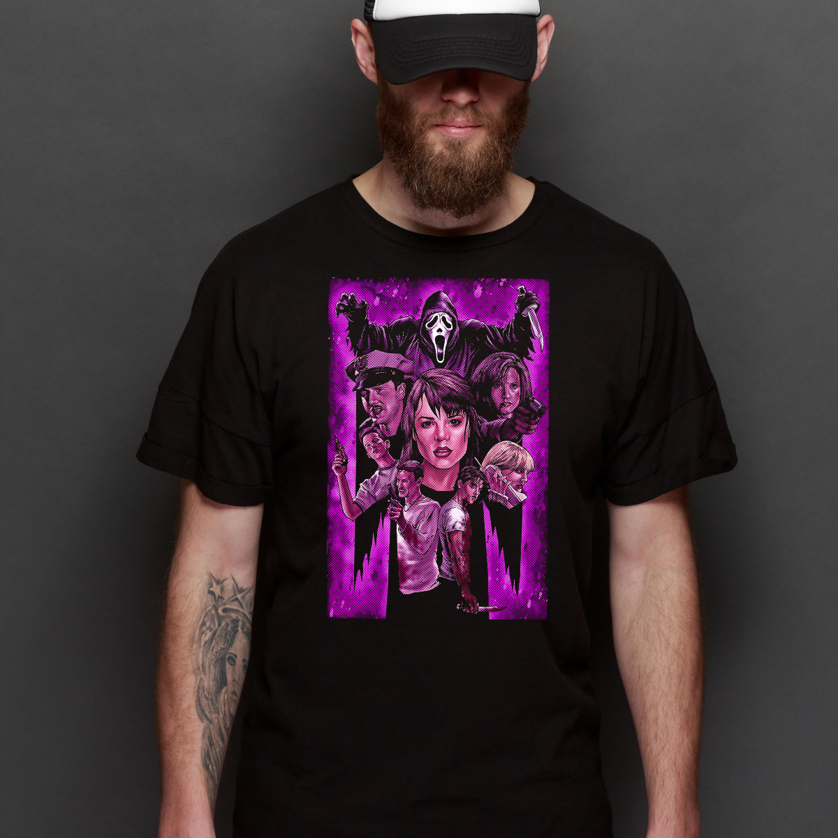 Scream V5 Horror Movie T-Shirt Tee