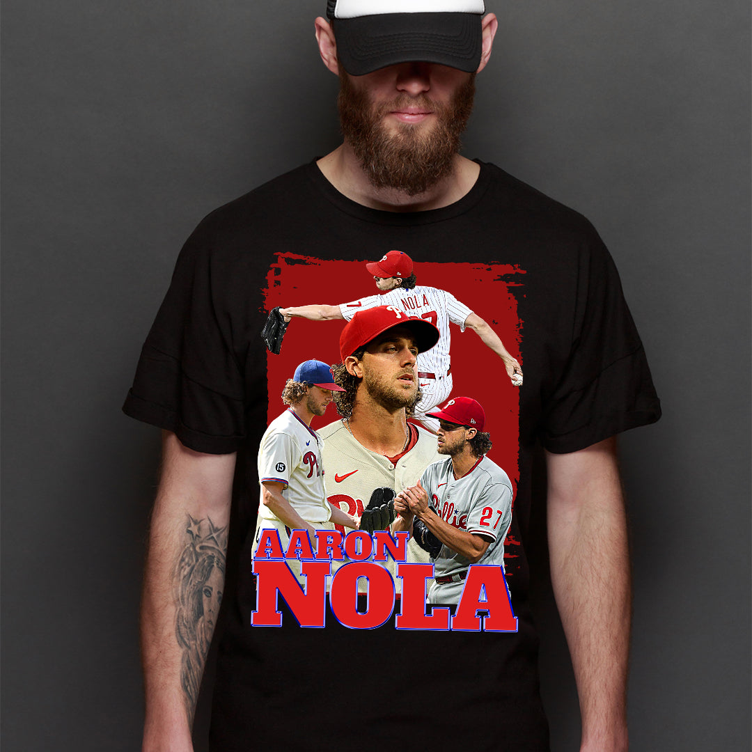 Aaron Nola MLB T-Shirt Sport Athlete Family Tee
