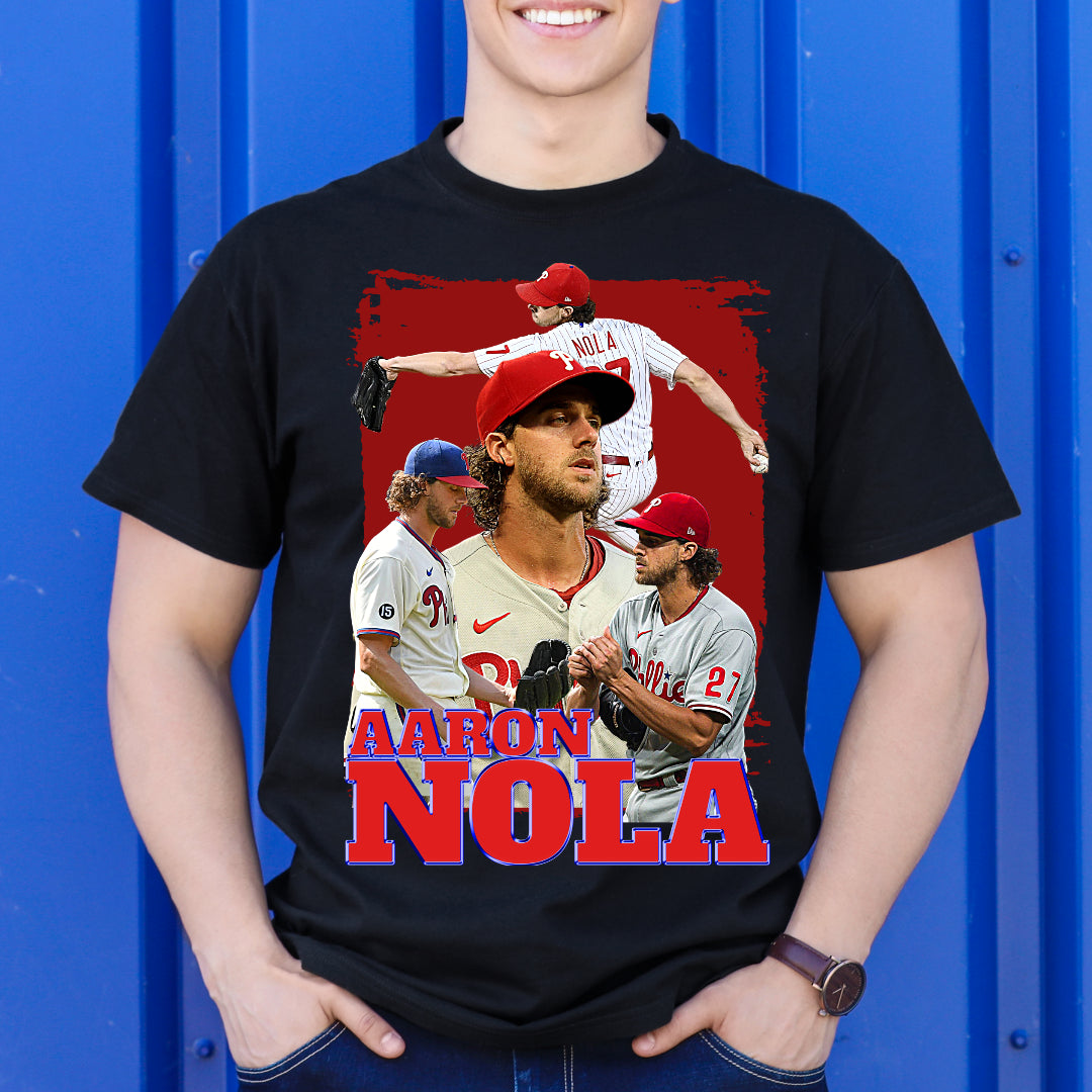 Aaron Nola MLB T-Shirt Sport Athlete Family Tee