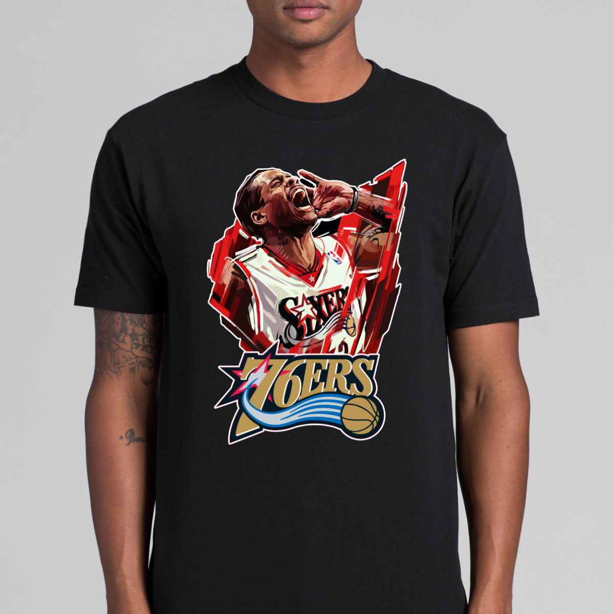 Allen Iverson V11 NBA T-Shirt Sport Athlete Family Tee