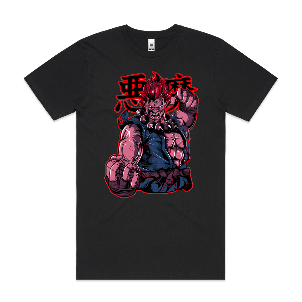 Street Fighters Akuma V2 T-shirt Japanese Gaming Tee