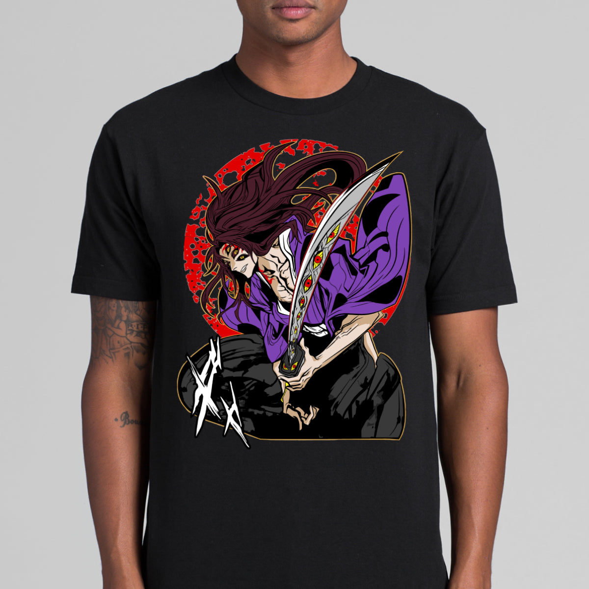 Demon Slayer Kokushibo Ver6 T-Shirt Japanese Anime Tee