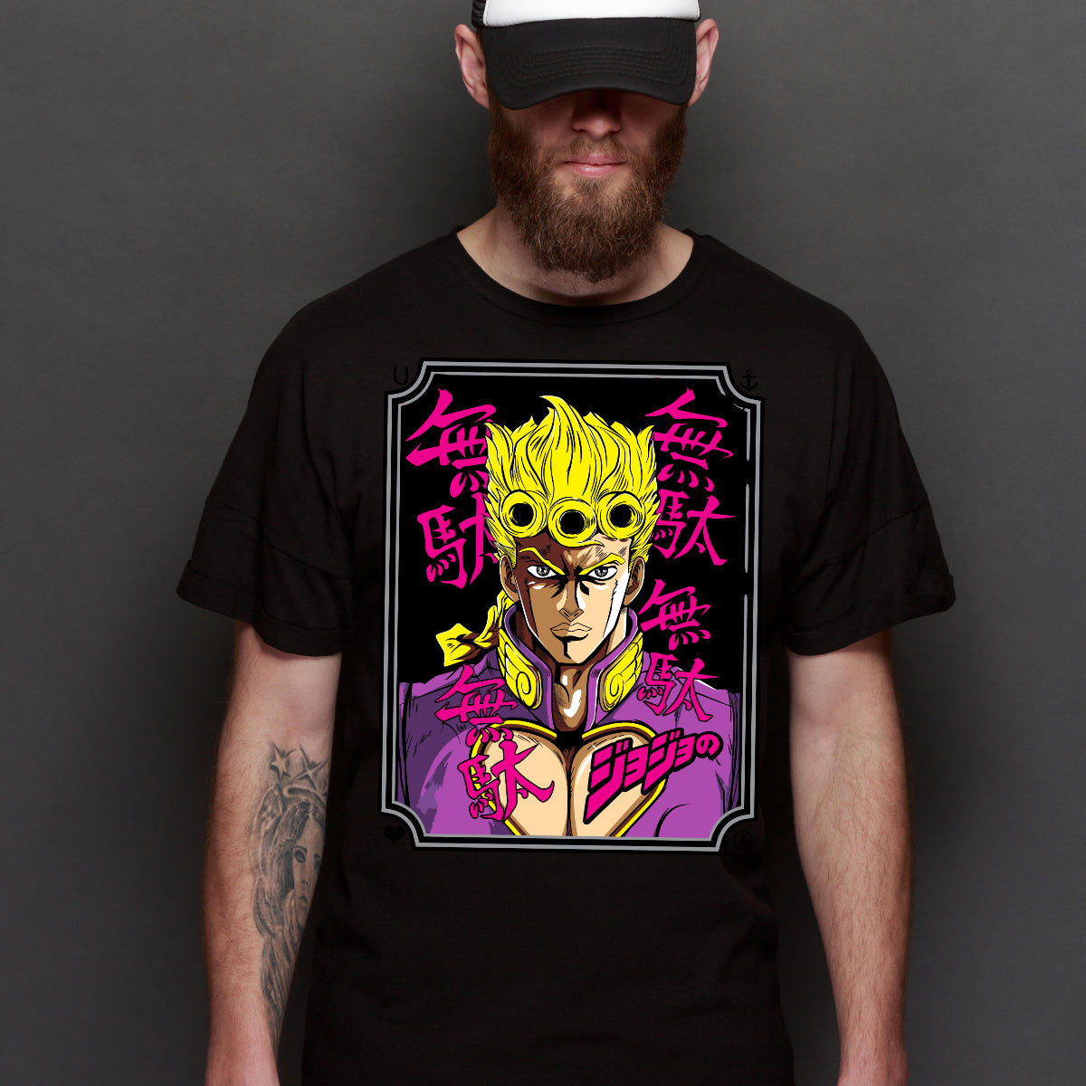 JoJo's Bizarre Adventure Giorno Giovanna T-shirt Japanese Anime