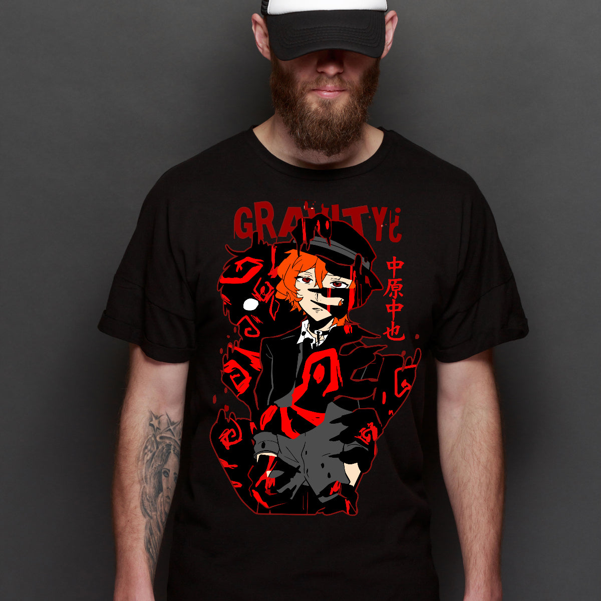 Bungo Stray Dogs Chuuya Nakahara T-Shirt Japanese Anime Tee