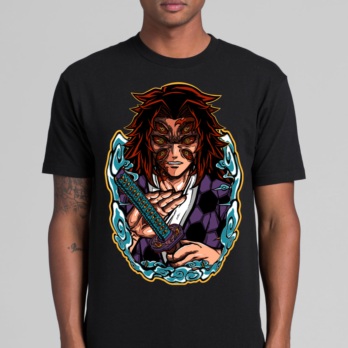 Demon Slayer Kokushibo Ver8 T-Shirt Japanese Anime Tee