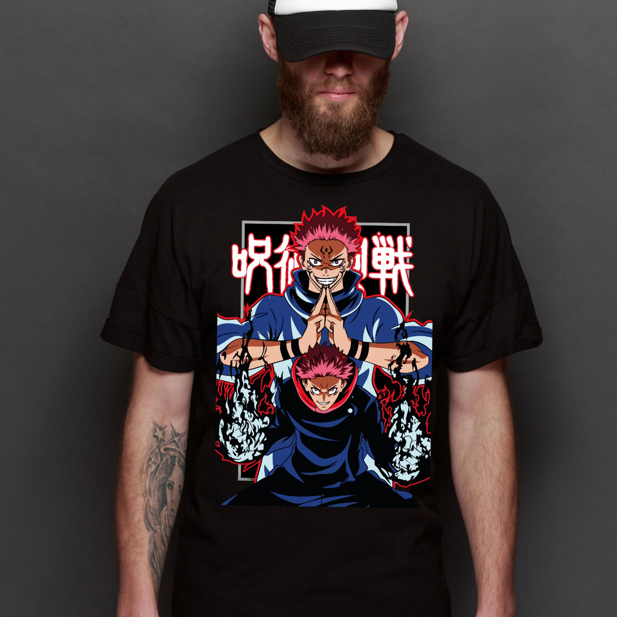 Jujutsu Kaisen V24 Ryomen Sukuna T-Shirt Japanese Anime Tee