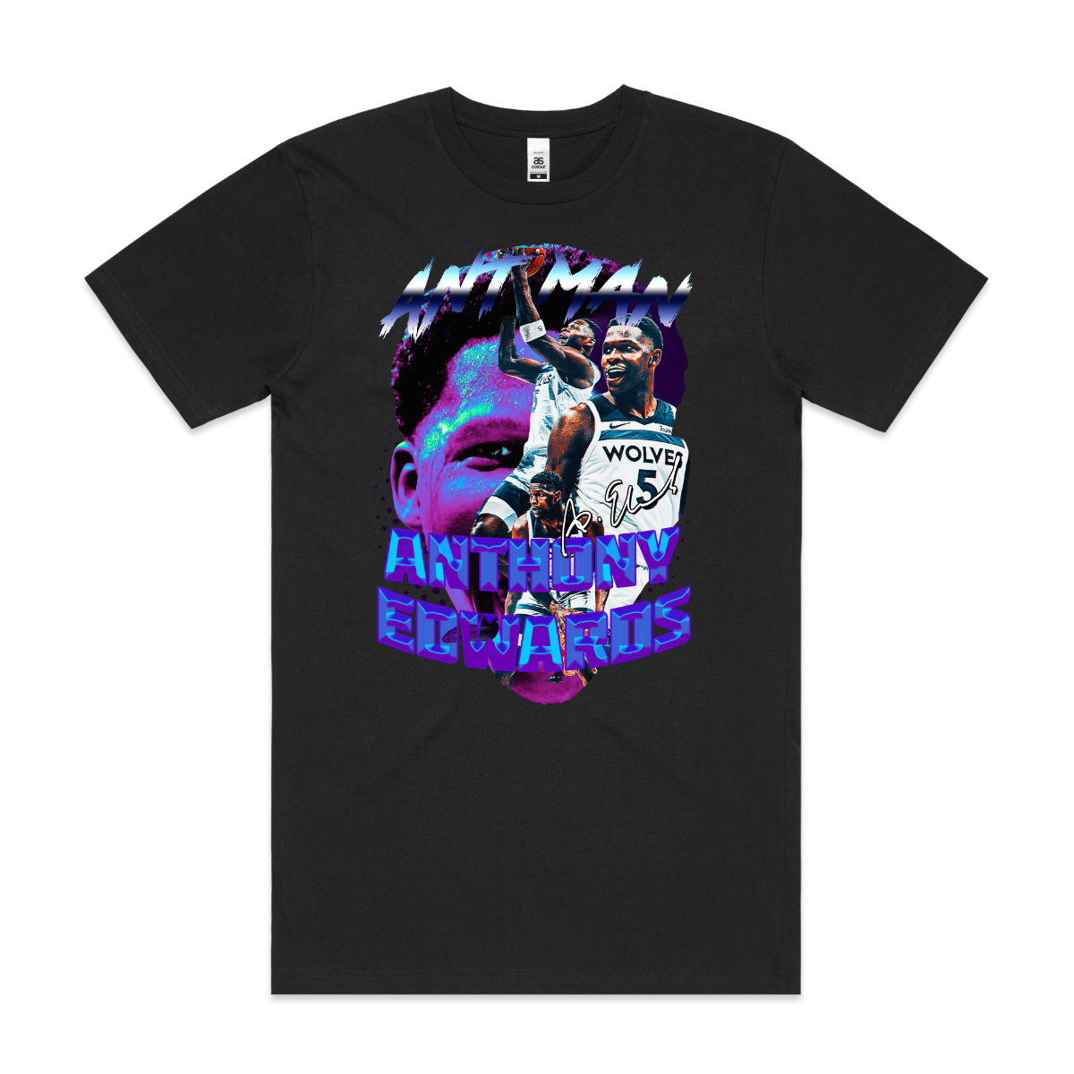 Anthony Edwards Ant Man V3 NBA T-Shirt Sport Athlete Family Tee