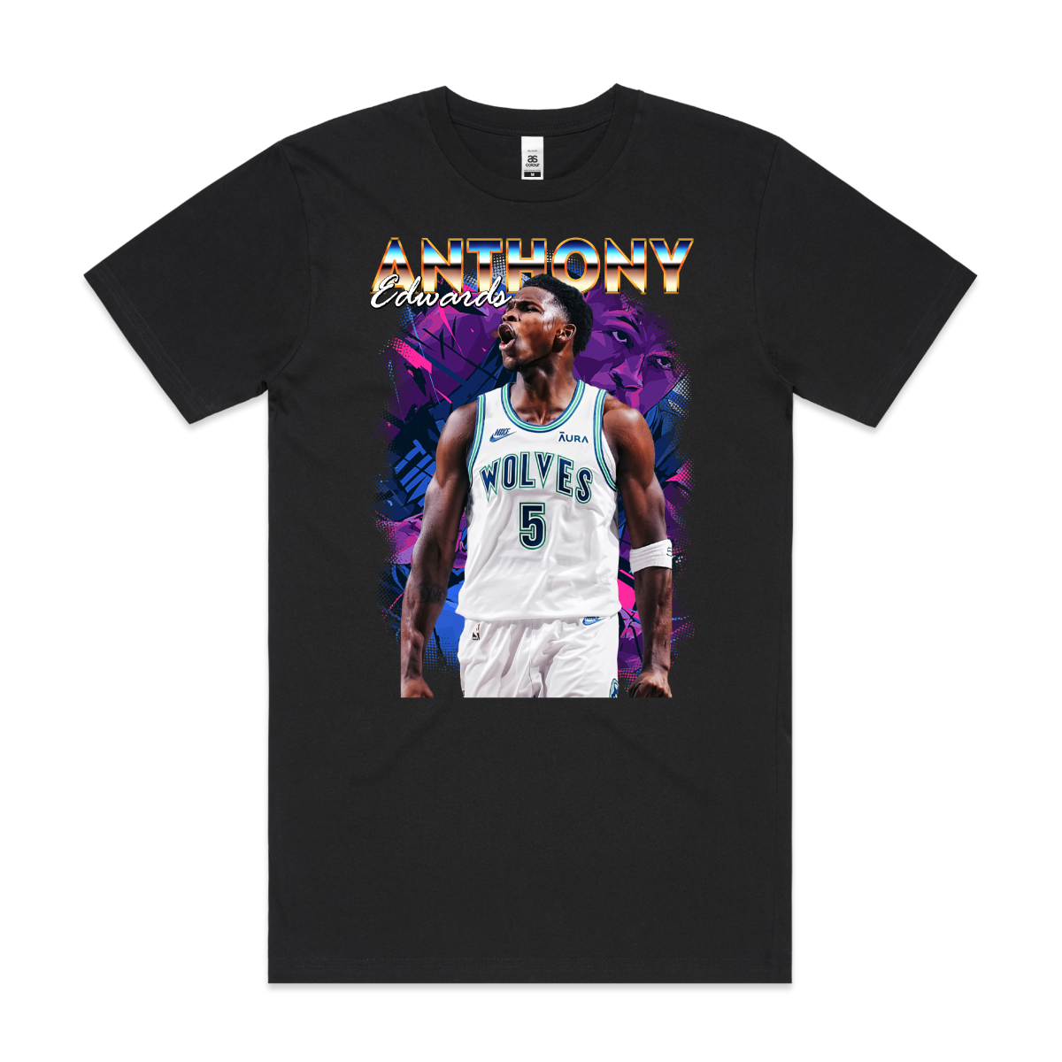 Anthony Edwards NBA T-Shirt Sport Athlete Family Tee