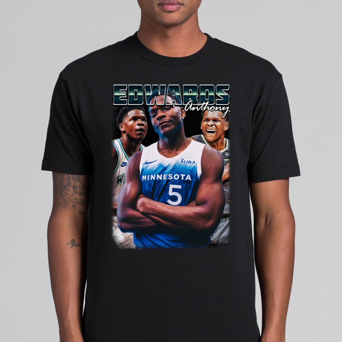 Anthony Edwards V2 NBA T-Shirt Sport Athlete Family Tee