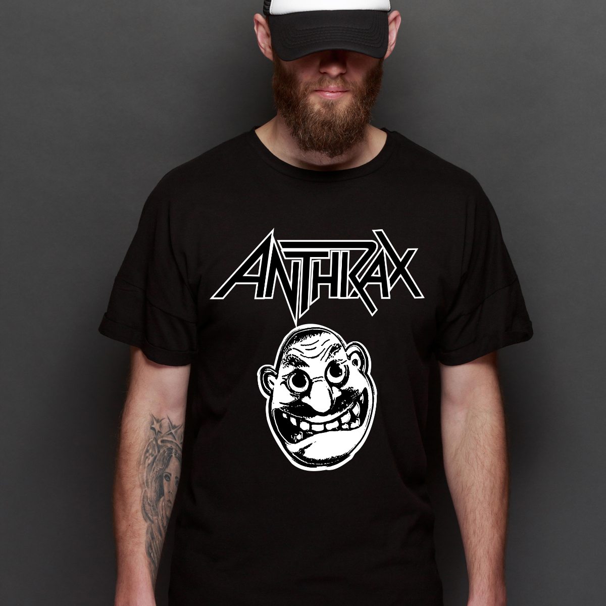 Anthrax V4 T-Shirt Band Family Tee Music Heavy Metal