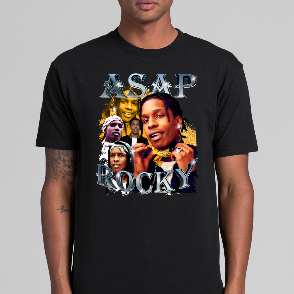 ASAP ROCKY V3 T-Shirt Rapper Family Fan Music Hip Hop Culture