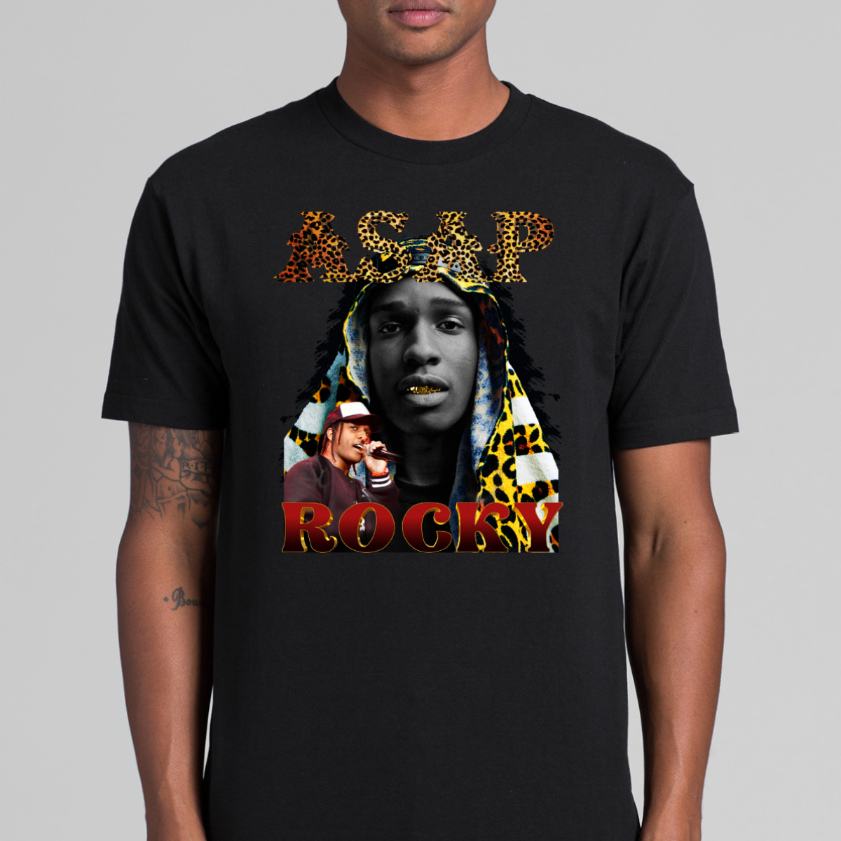 ASAP ROCKY V4 T-Shirt Rapper Family Fan Music Hip Hop Culture