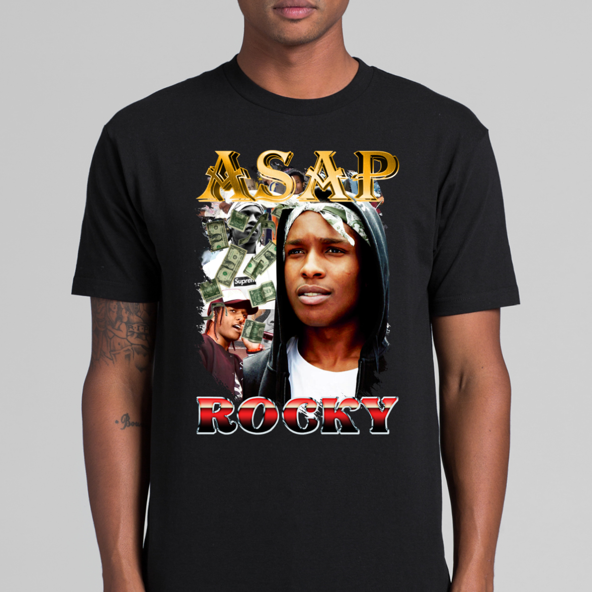 ASAP ROCKY V6 T-Shirt Rapper Family Fan Music Hip Hop Culture