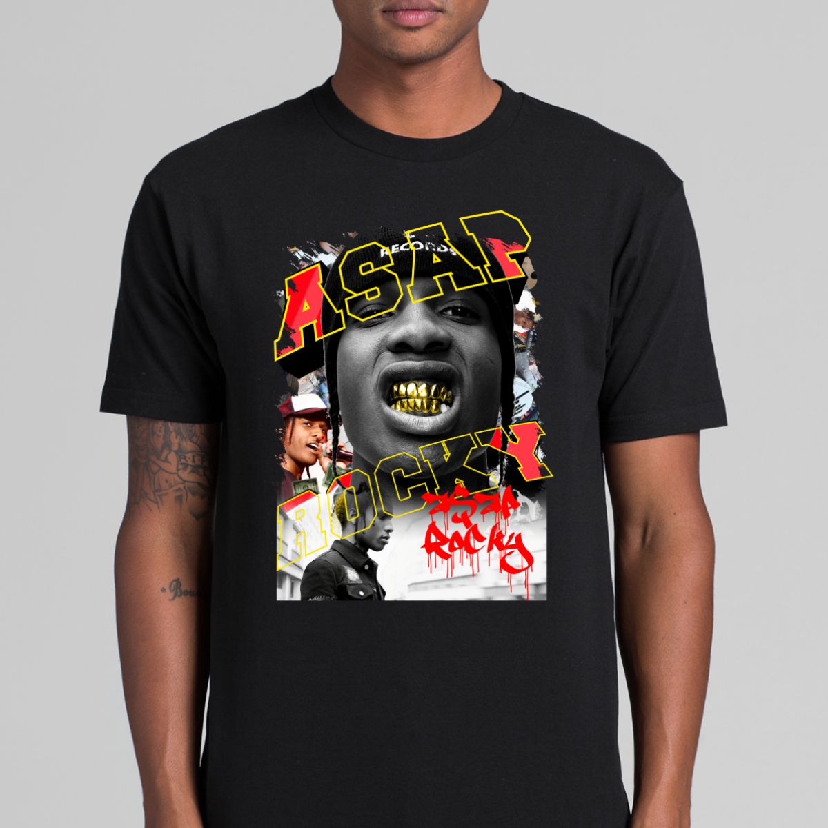 ASAP ROCKY V7 T-Shirt Rapper Family Fan Music Hip Hop Culture
