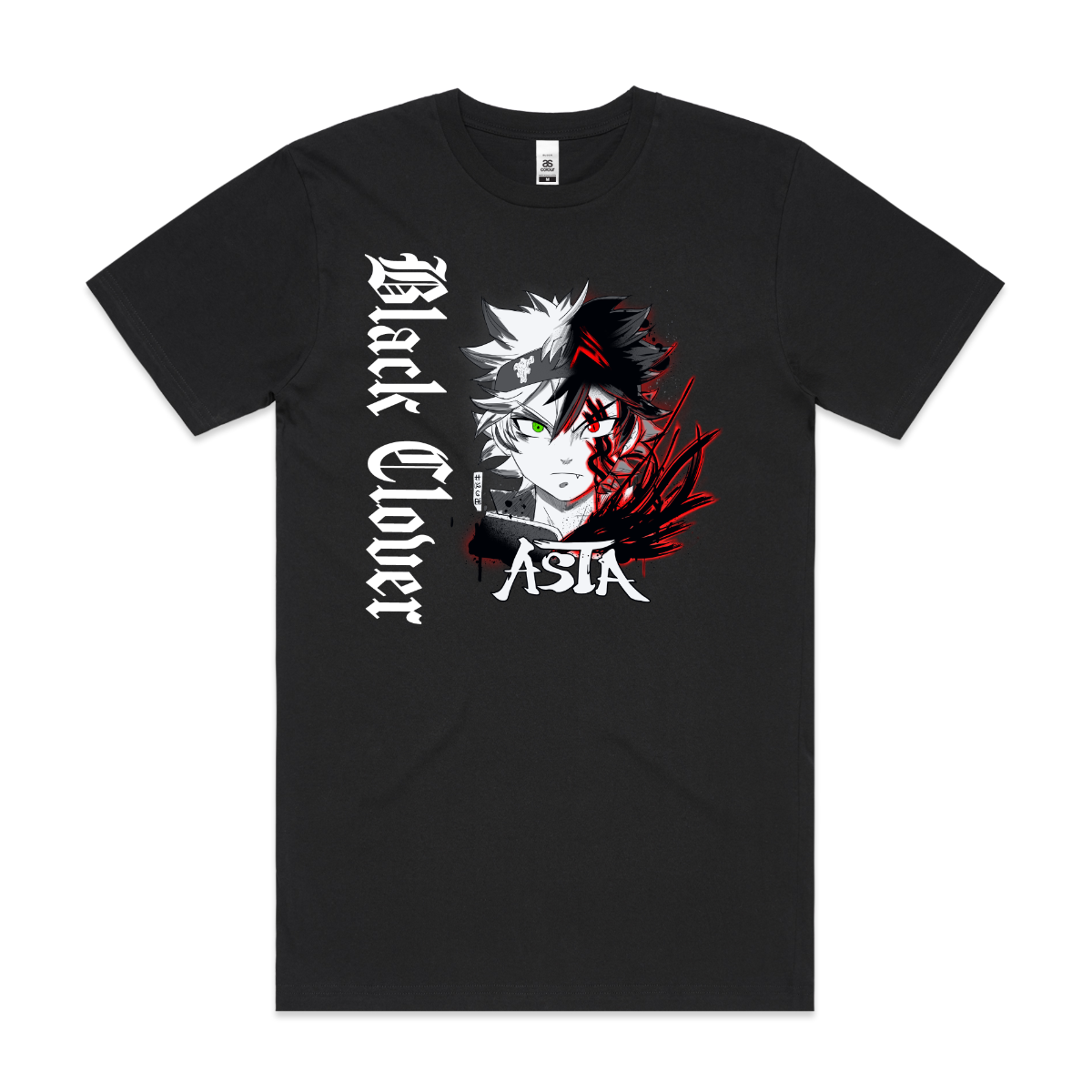 Black Clover Asta V4 T-Shirt Japanese Anime Tee