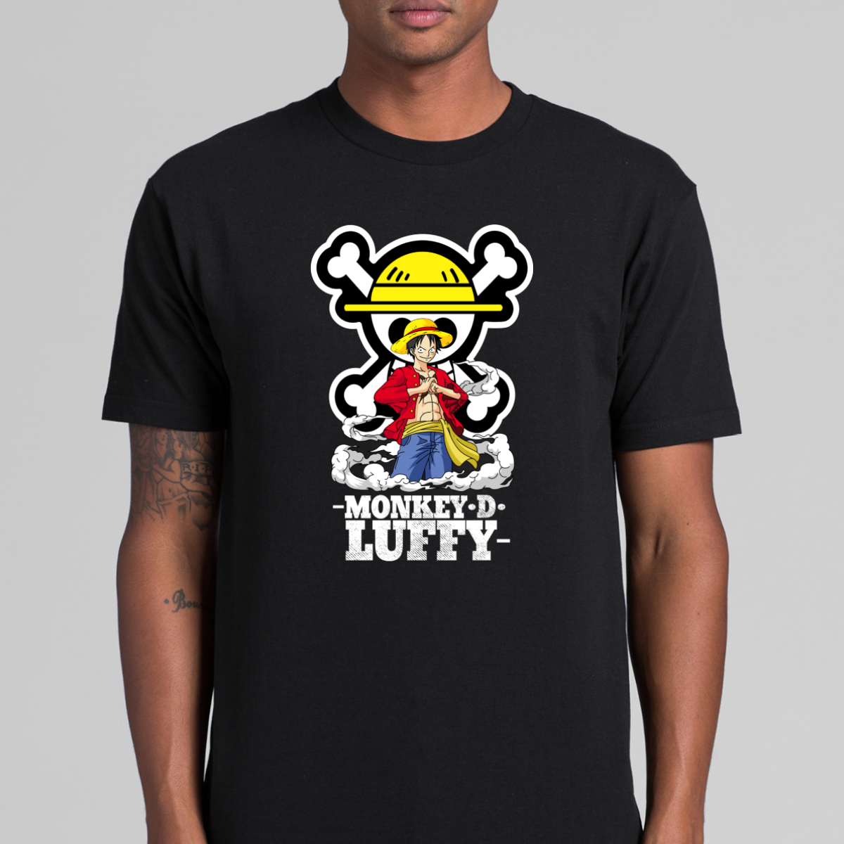 One Piece Luffy D Monkey V8 T-shirt Japanese Anime Tee