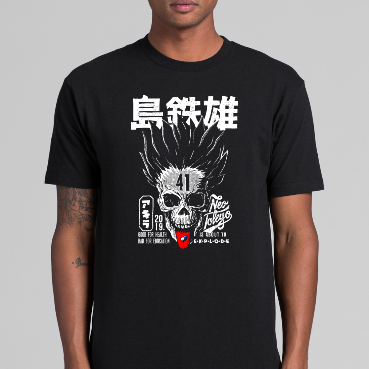 Akira Subject 41 T-shirt Japanese anime Tee